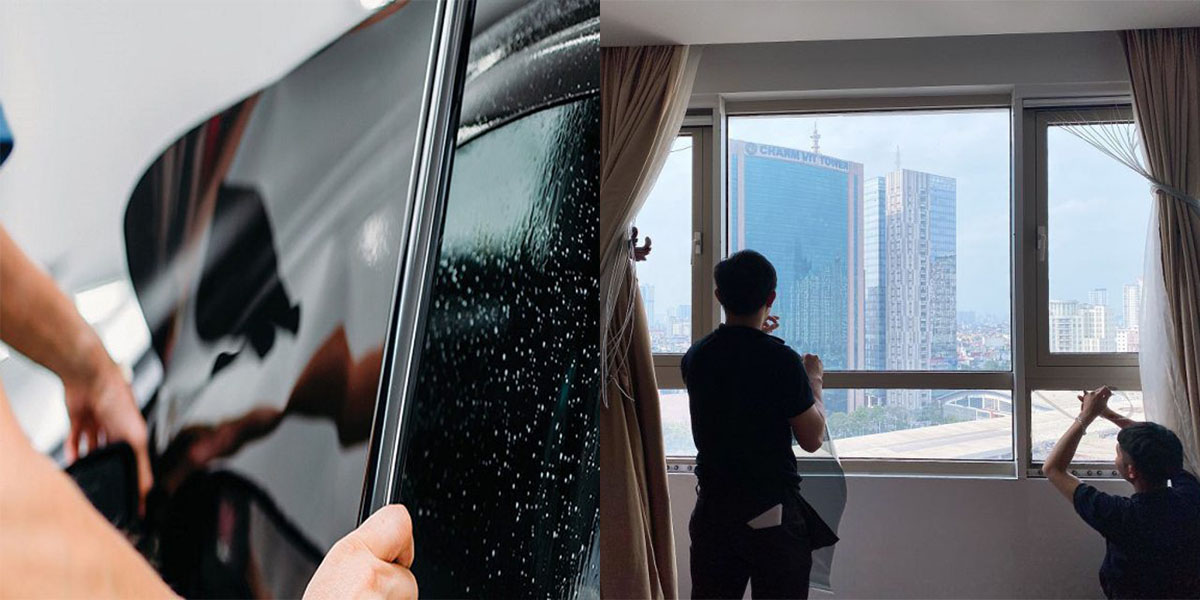 Vậy những dụng cụ cần thiết để dán phim cách nhiệt sẽ có những gì ?