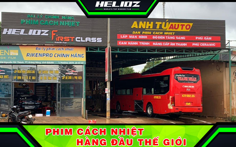 TNB Auto Store Krông Năng Anh Tú Auto địa chỉ cung cấp dịch vụ phim cách nhiệt Đắk Lắk chuyên nghiệp, chất lượng
