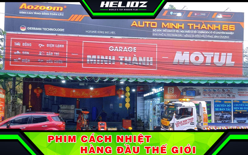 Minh Thành Auto địa chỉ cung cấp dịch vụ dán phim cách nhiệt Dầu Tiếng - Bình Dương chính hãng, chất lượng