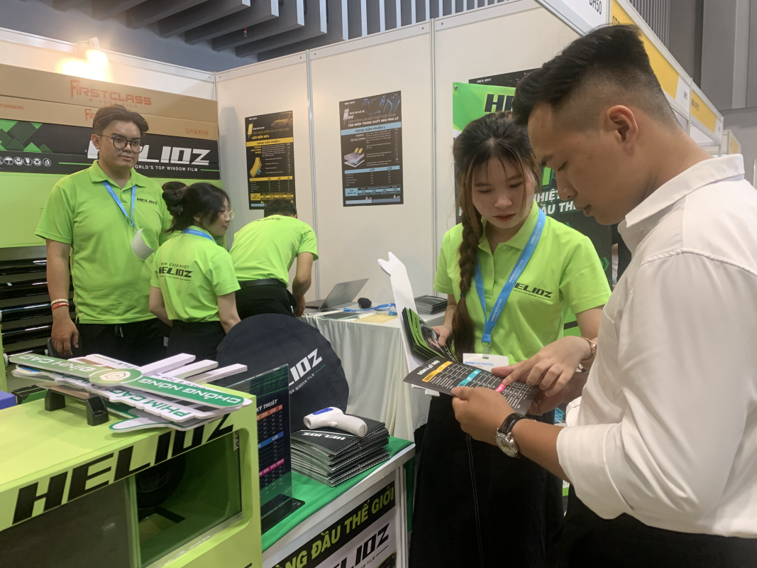 Helioz hân hoan tiếp đón nhiều lượt khách tham quan tại triển lãm Automechanika HCM 2024