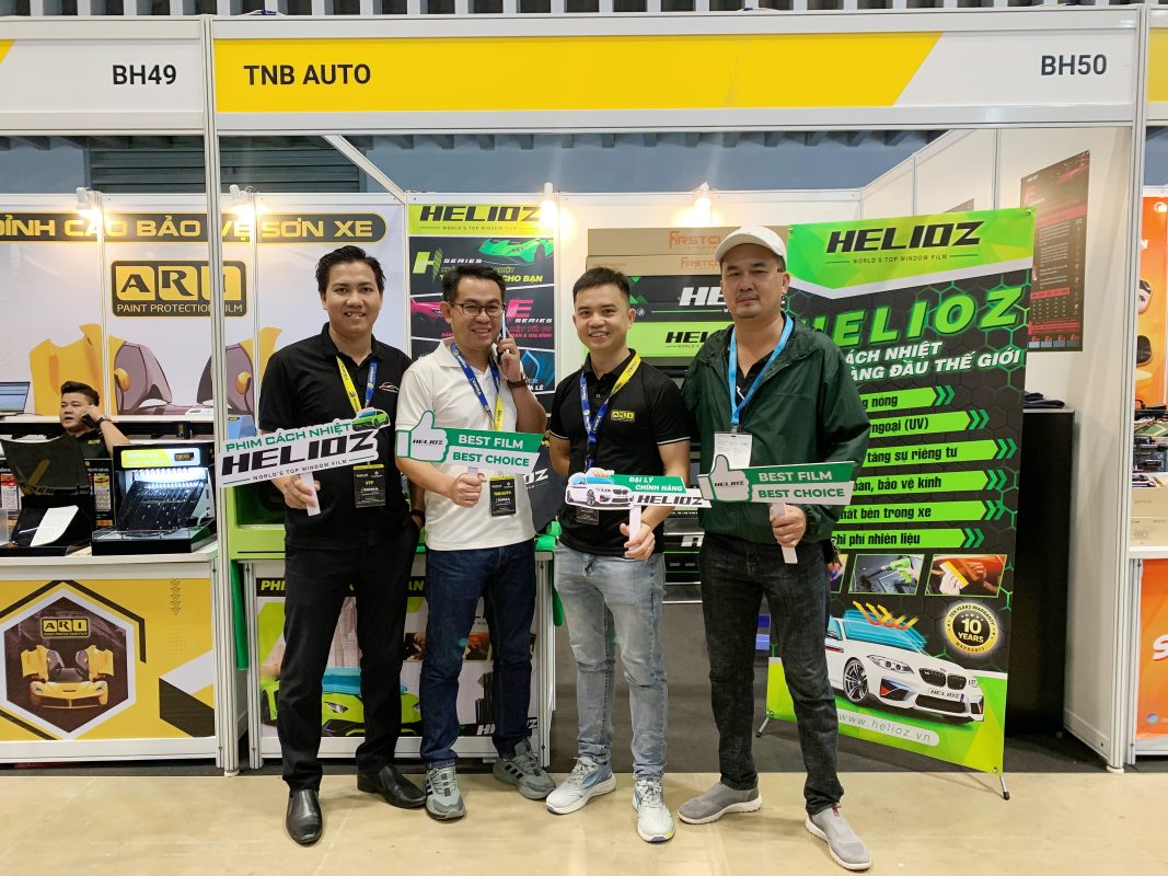 Không khí nhộn nhịp ở gian hàng Helioz tại triển lãm Automechanika HCM 2024