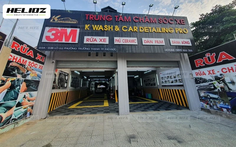 Cửa hàng rửa xe và chăm sóc, phụ kiện ô tô KWASH