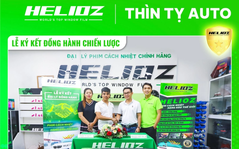 Thìn Tỵ Auto - Địa chỉ dán phim cách nhiệt Helioz Series H chính hãng