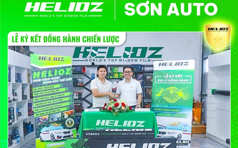 Sơn Auto - Địa chỉ dán phim cách nhiệt Helioz Series H chính hãng