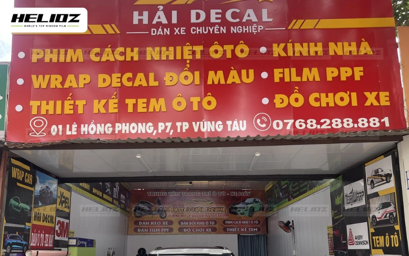 Hải Decal – Chuyên dán phim cách nhiệt ô tô Vũng Tàu