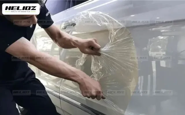 Dán PPF bị ố vàng do sử dụng sản phẩm kém chất lượng