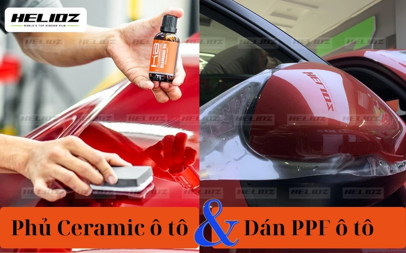Dán PPF và phủ ceramic cùng lúc cho ô tô